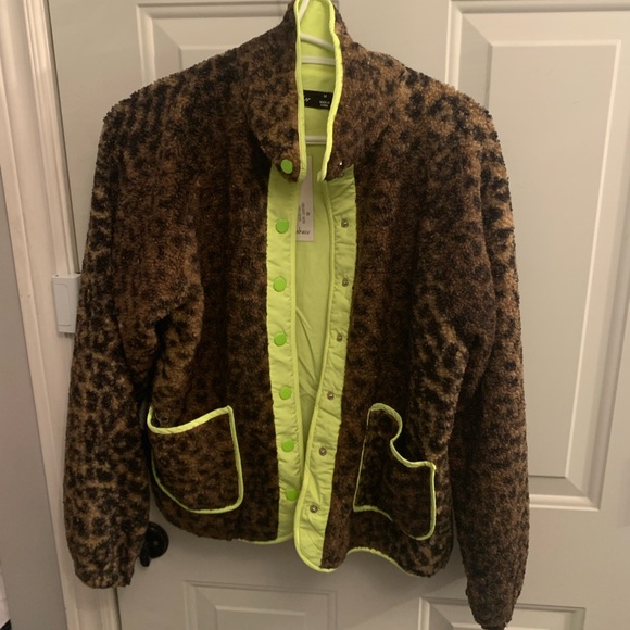 Leopard / Neon jacket (Medium) Ascot and Hart - Picture 3 of 6